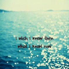 wish i knew